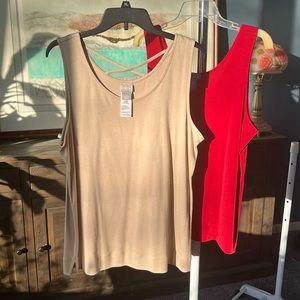 Chico’s camisoles one travelers. Size 3